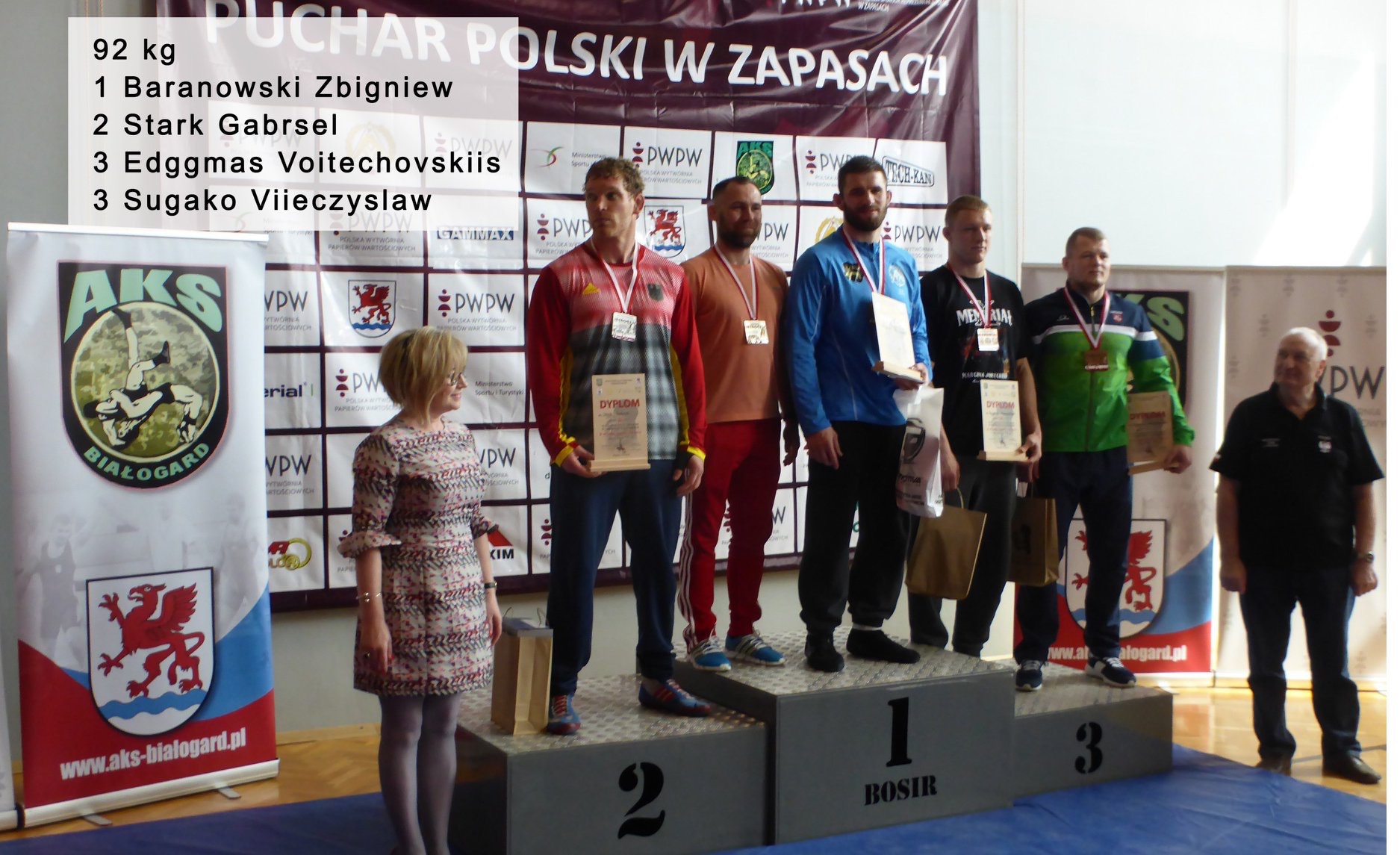 Siegerehrung 92kg