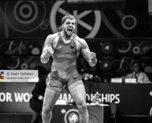 Trnva, Slowakei 18. September 2018: Junioren Weltmeisterschaften im Ringen