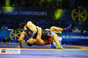 Trnva, Slowakei 18. September 2018: Junioren Weltmeisterschaften im Ringen