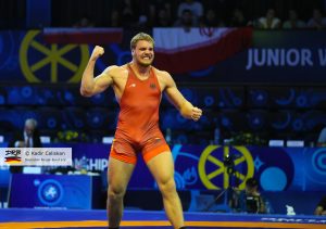 Trnva, Slowakei 18. September 2018: Junioren Weltmeisterschaften im Ringen