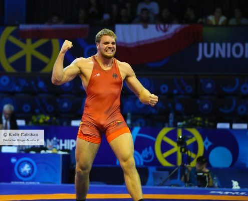 Trnva, Slowakei 18. September 2018: Junioren Weltmeisterschaften im Ringen