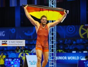 Trnva, Slowakei 18. September 2018: Junioren Weltmeisterschaften im Ringen