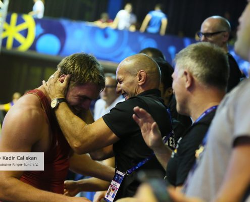 Trnva, Slowakei 18. September 2018: Junioren Weltmeisterschaften im Ringen