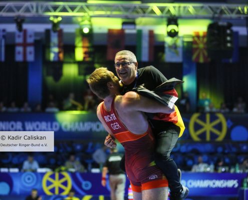 Trnva, Slowakei 18. September 2018: Junioren Weltmeisterschaften im Ringen