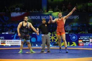 Trnva, Slowakei 18. September 2018: Junioren Weltmeisterschaften im Ringen