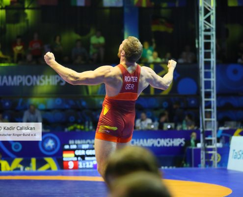 Trnva, Slowakei 18. September 2018: Junioren Weltmeisterschaften im Ringen