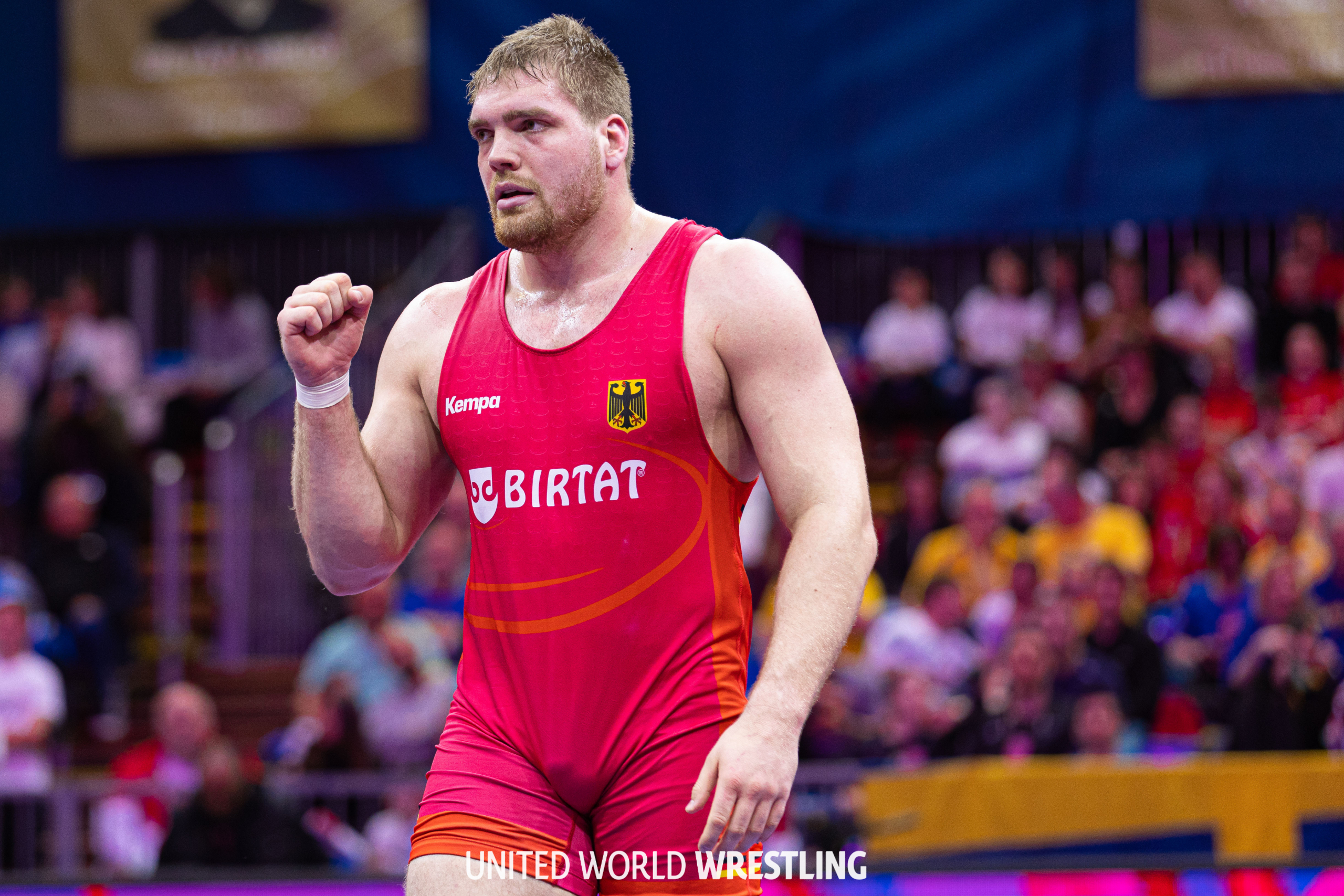 Wrestling European Championships 2022 Griechisch-römisch, 130 kg: Franz RICHTER (GER) gegen Marko KOSCEVIC (CRO)