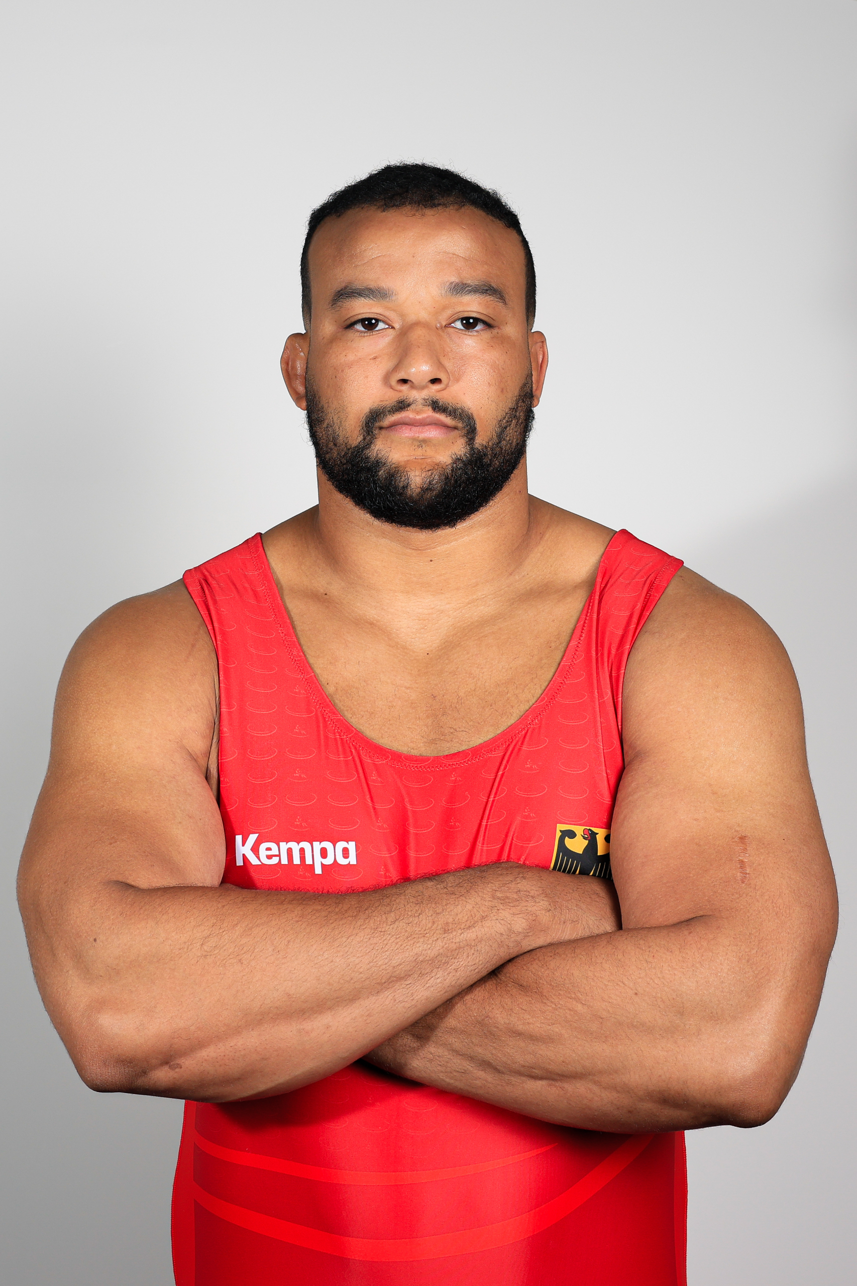 Jello Krahmer im deutschen Ringtrikot