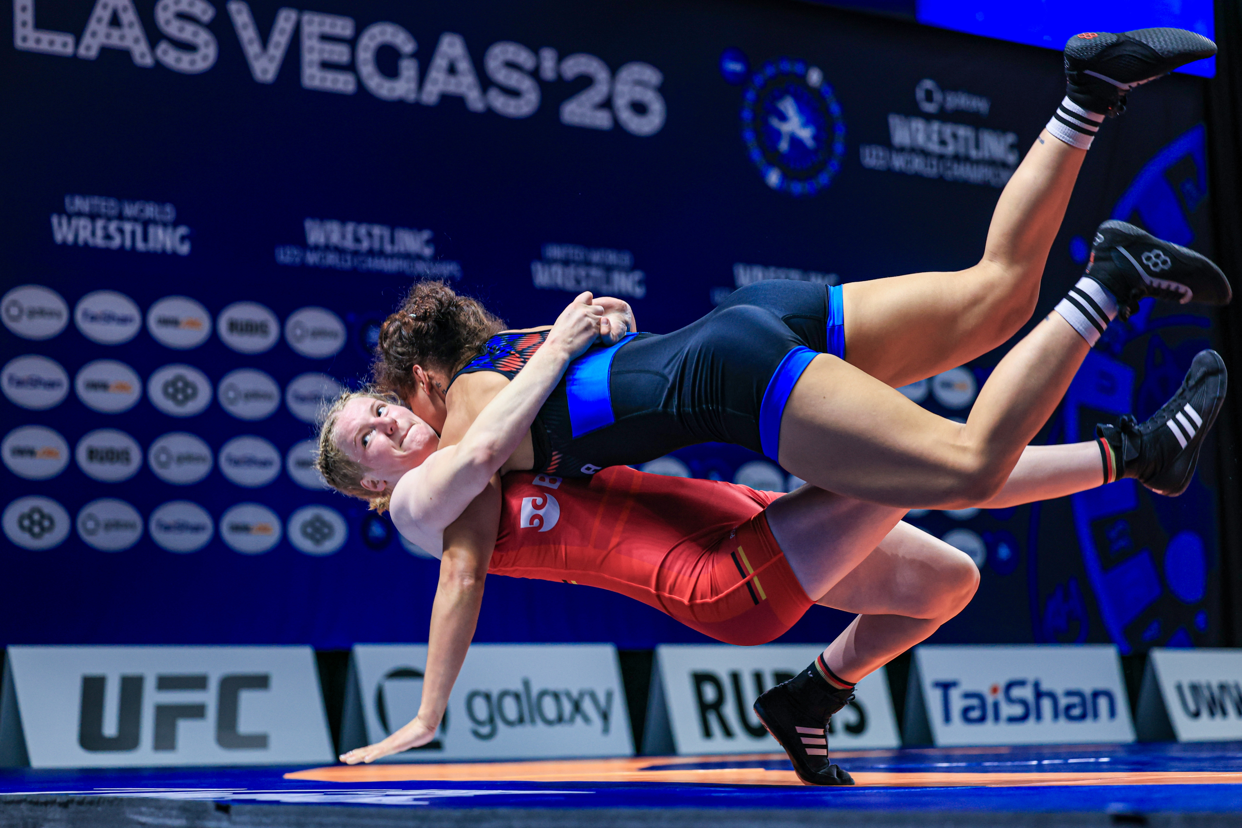 Frauenringen, 68 kg: Gilbery Josefina Garcia Franco (VEN) gegen Sophia Schaefle (GER)